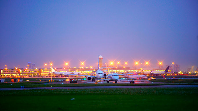 Planes at Toronto Pearson International Airport. Planes at Toronto Pearson International Airport.