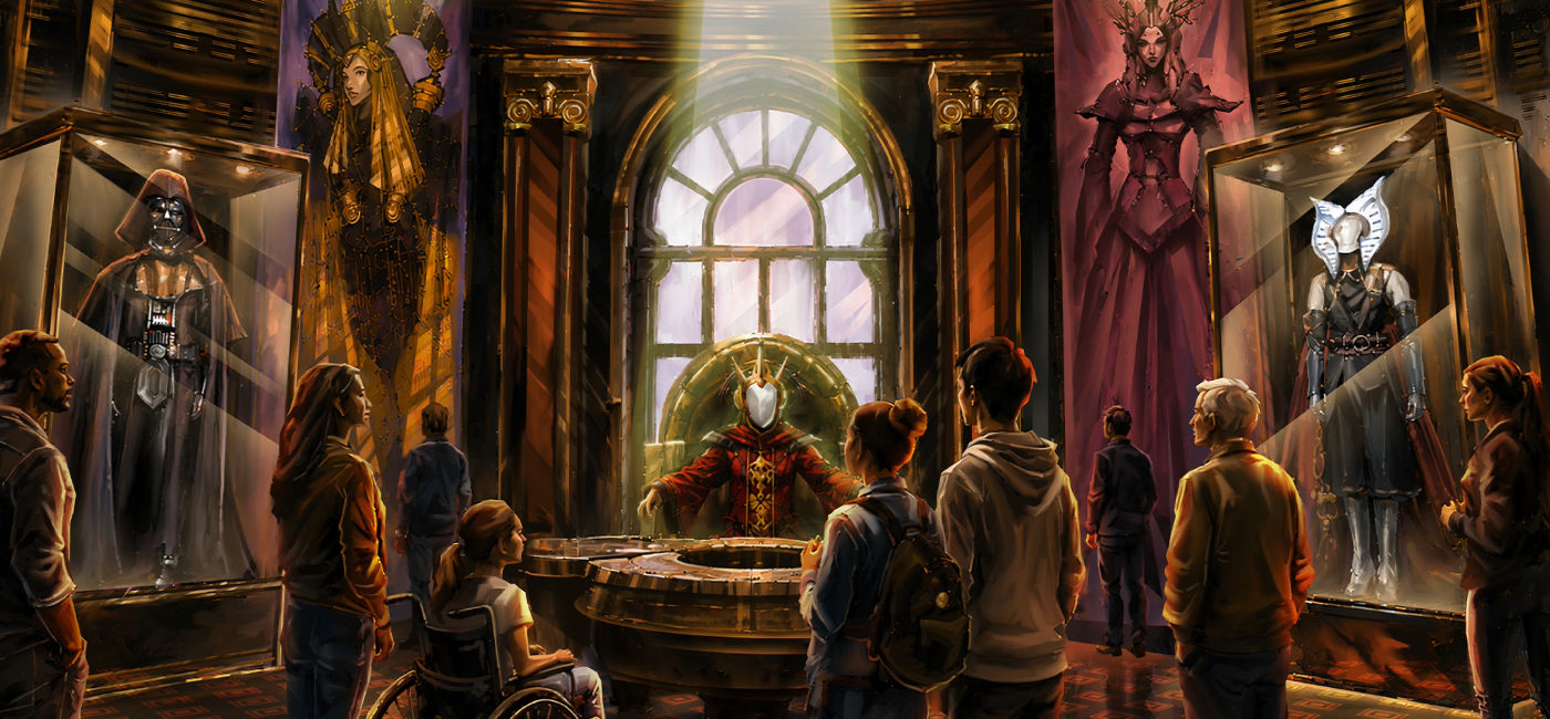 Image: Rendering of Queen Amidala's Throne Room at Star Wars: The Experience. (Photo Credit: Lucasfilm)
