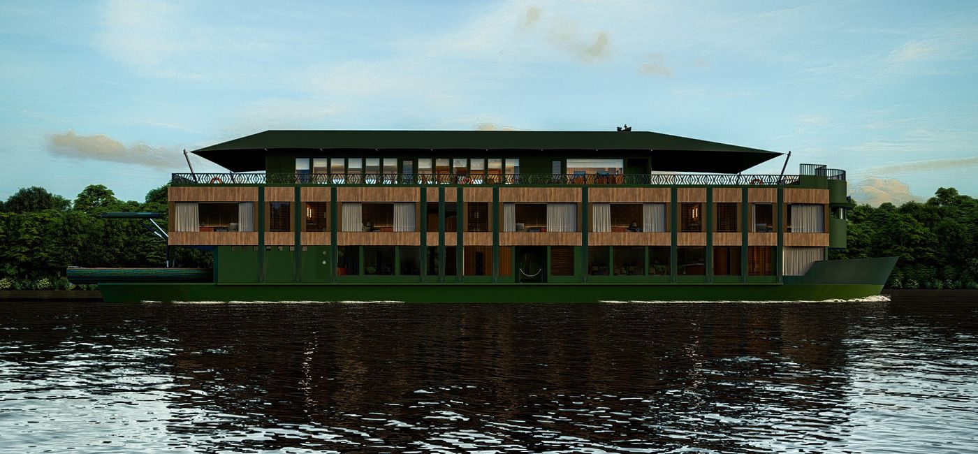 Image: A rendering of Abercrombie & Kent’s Peruvian new riverboat (Abercrombie & Kent)