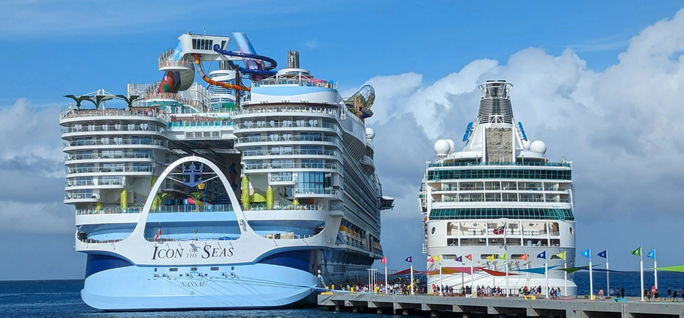 Icon of the seas, royal caribbean, royal caribbean cruise ships, new royal caribbean ship, new cruise ships 2024, vision of the seas, cruise ship