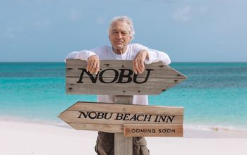 Robert De Niro at Nobu Beach Inn, Barbuda