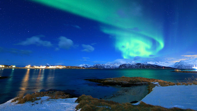 Tromso, Norway, northern lights Tromso, Norway, northern lights