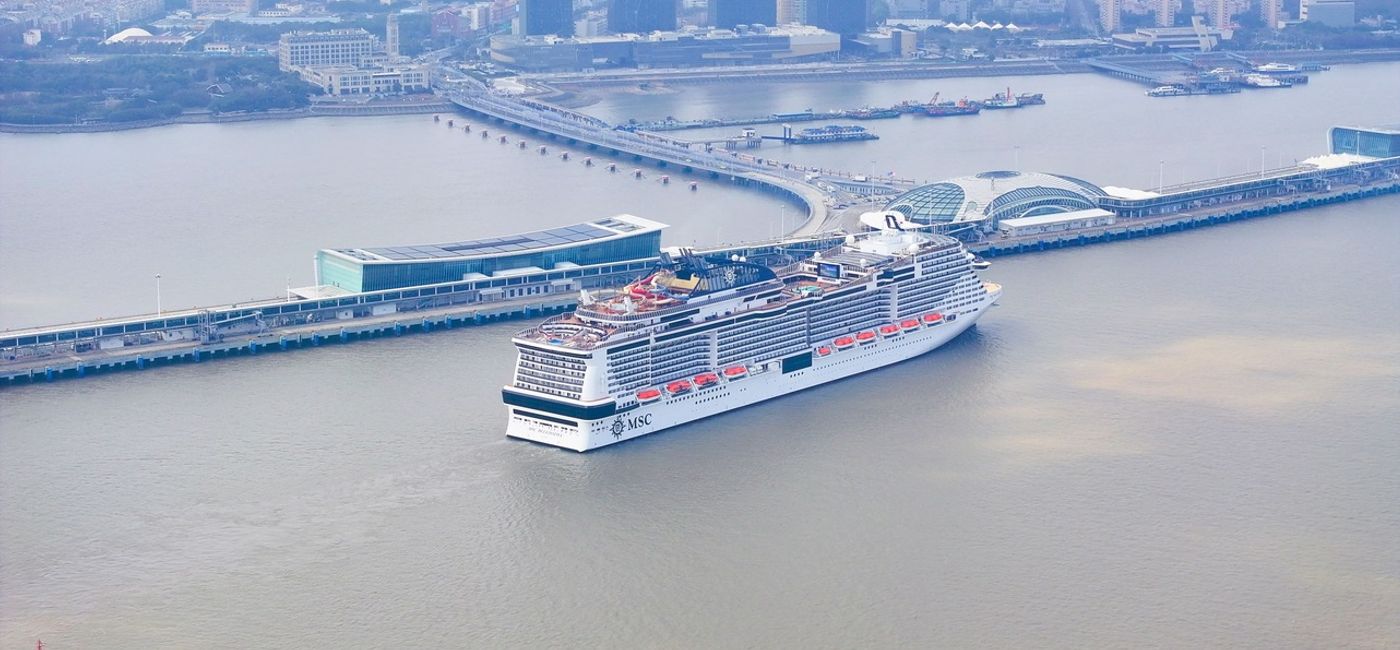 Image: MSC Bellissima in Shanghai, China. (Photo Credit: MSC Cruises Media)