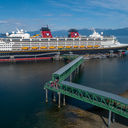 A Disney ship at Icy Strait Point