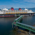 A Disney ship at Icy Strait Point