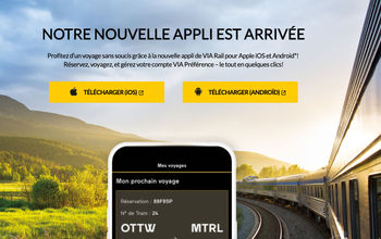 Via Rail app