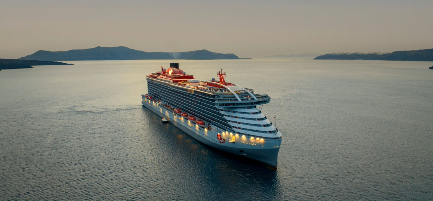 Image: The Resilient Lady, one of Virgin Voyages' ships. (Photo Credit: Virgin Voyages Media)
