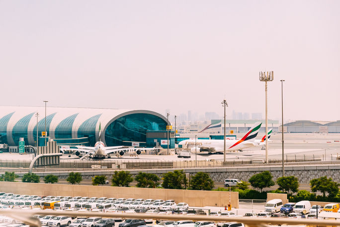 Dubai International Airport.