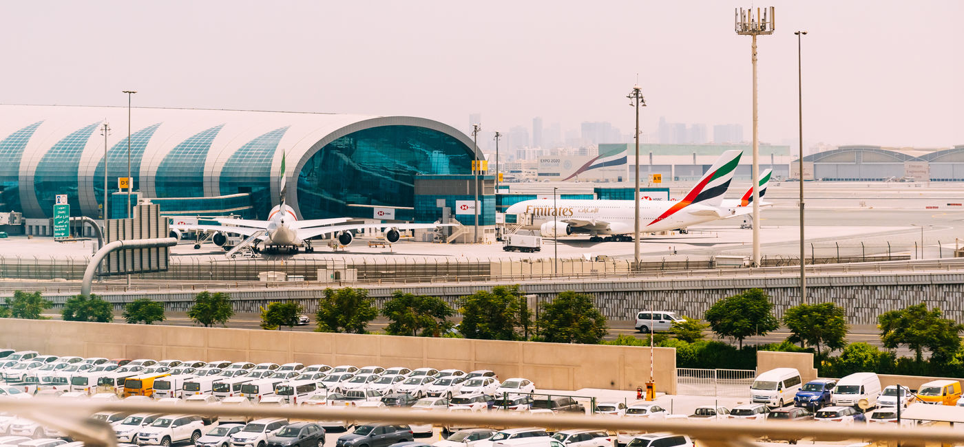 Image: Dubai International Airport. (Photo Credit: Grigory Bruev / Adobe Stock)