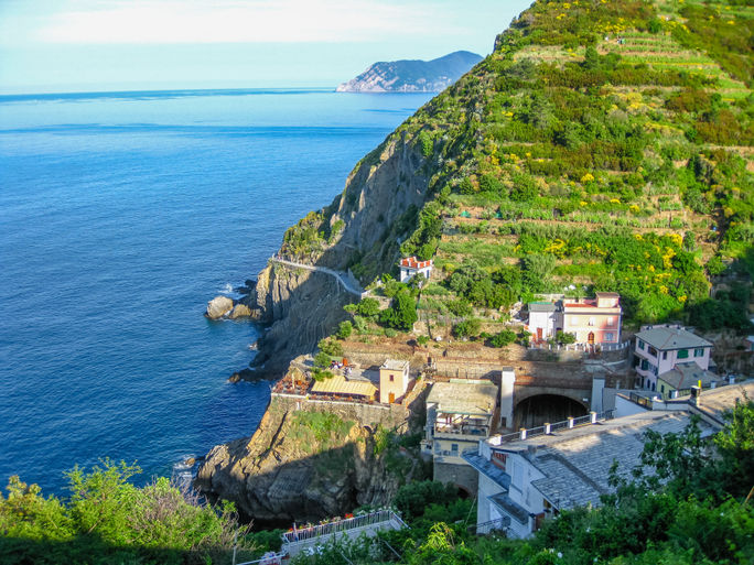 Path of Love or via Dell'Amore in Cinque Terre National Park.