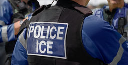 Immigration and Customs Enforcement (ICE) agents.