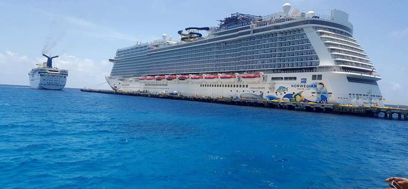 Image: Un navire de Norwegian Cruise Line à Costa Maya (Photo Credit: Brian Major)