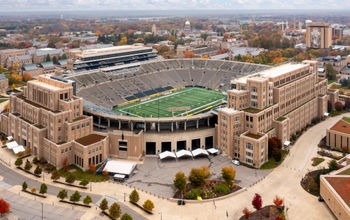 Notre Dame Stadium in South Bend, Indiana