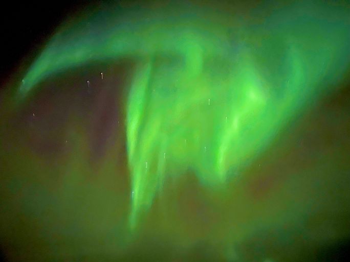 Northern lights aboard the MS Trollfjord Northern lights aboard the MS Trollfjord