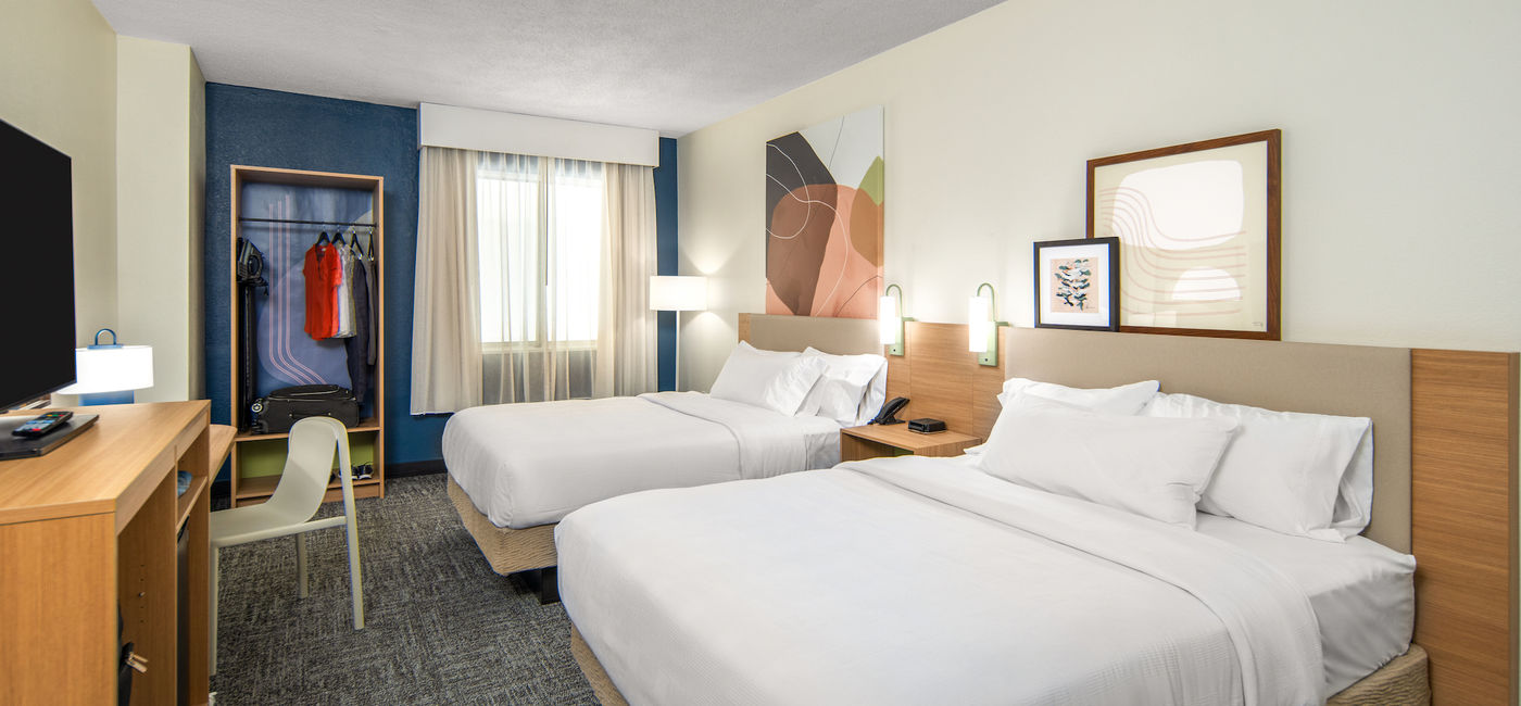 Image: Spark by Hilton queen guestroom rendering. (photo courtesy of Hilton)