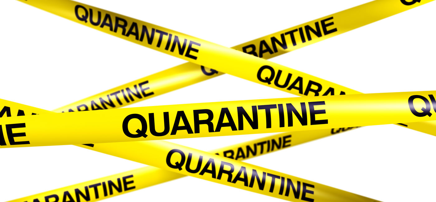 Image: Quarantine caution tape (Photo Credit: Adobe Stock / zentilia)