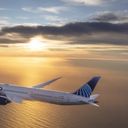 United Airlines plane.