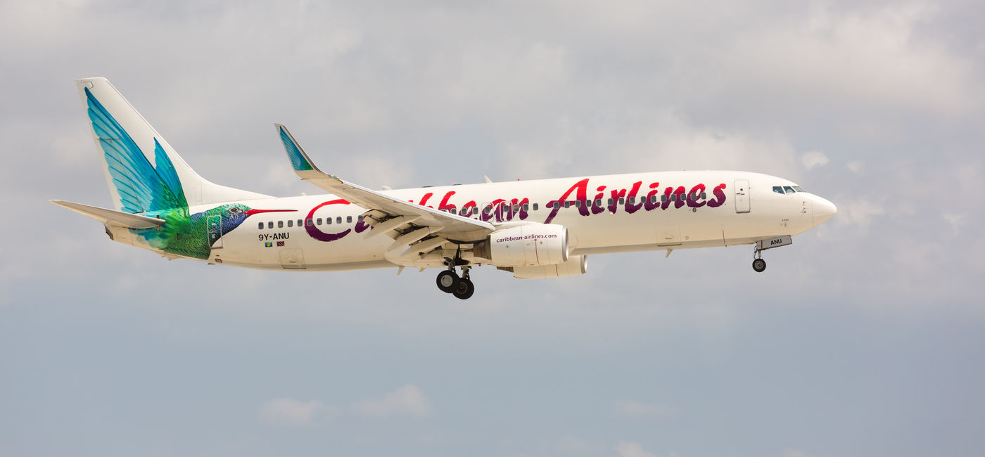 Image: Caribbean Airlines Boeing 737. (Photo Credit: Carlos Yudica/Adobe)