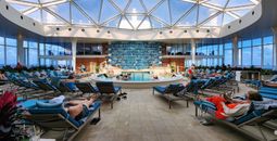 The Solarium, located on the Resort Deck, onboard Celebrity Beyond.