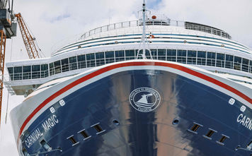 Carnival Cruise Line, Carnival Magic, bow crest carnival, carnival ship