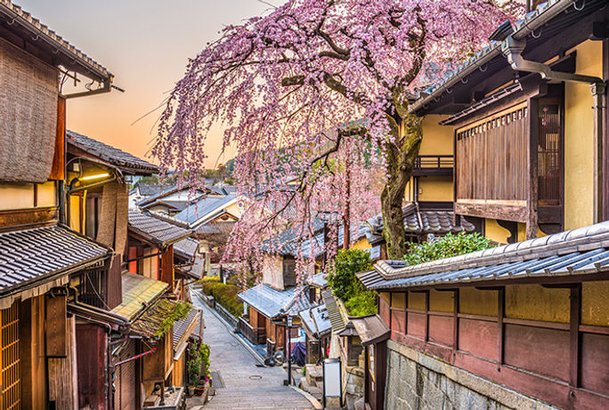 Kyoto, Japan in Spring.