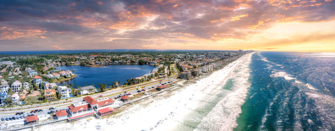 Miramar Beach in Destin, Florida. Miramar Beach in Destin, Florida.