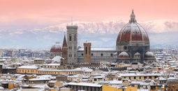 Florence, Tuscany, cathedral of santa maria del fiore, tuscany churches, tuscany in winter, florence in winter, italy in winter