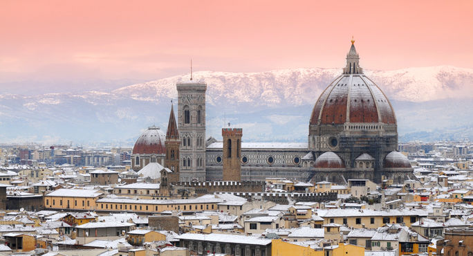 Florence, Tuscany, cathedral of santa maria del fiore, tuscany churches, tuscany in winter, florence in winter, italy in winter