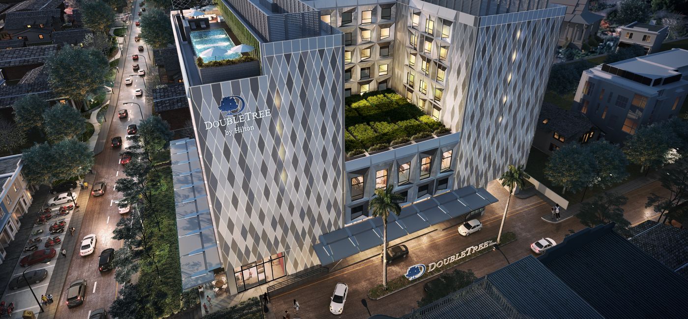 Image: Rendering of the DoubleTree by Hilton Vientiane in Vientiane, Laos.  (Photo Credit: © 2024 Hilton)
