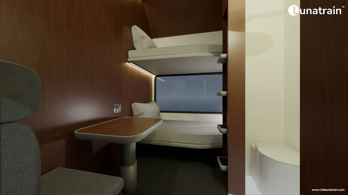 Lunatrain sleeper cabin Lunatrain sleeper cabin