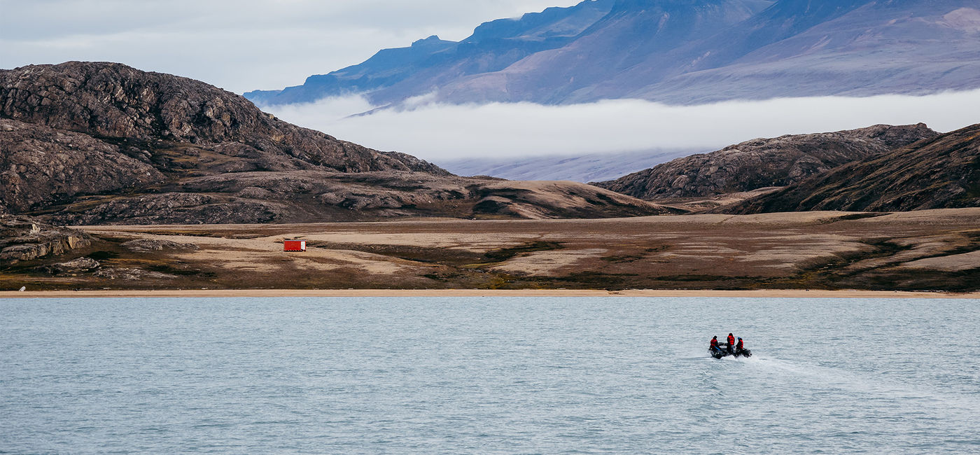 Image: Zodiac-cruise through waters around Eskimonaes, Greenland (photo courtesy Matt Horspool, Aurora Expeditions)