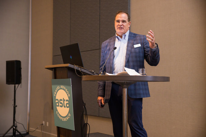 ASTA President and CEO Zane Kerby speaks at the 2025 Travel Advisor Conference ASTA President and CEO Zane Kerby speaks at the 2025 Travel Advisor Conference