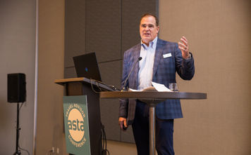 ASTA President and CEO Zane Kerby speaks at the 2025 Travel Advisor Conference