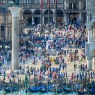 Crowds in Venice, Italy, travel, crowd, people, travelers, overtourism, over tourism,
