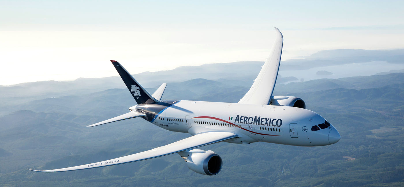 Image: Aeroméxico plane. (Photo Credit: Aeroméxico Media) Aeroméxico Seasonal Flights to the US