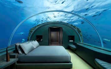 Conrad Maldives Rangali Island in North Male Atoll, Maldives.