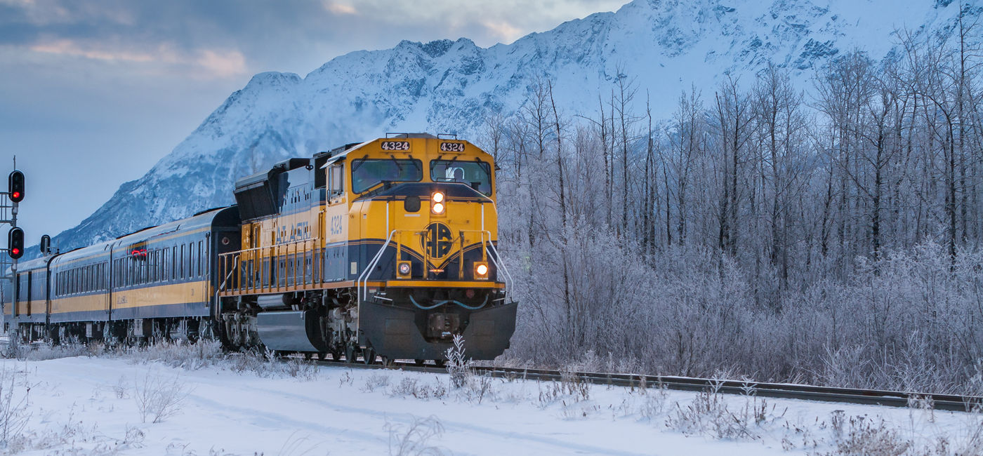 Image: PHOTO: Alaska - Aurora Winter Train. (photo via Vacations By Rail)