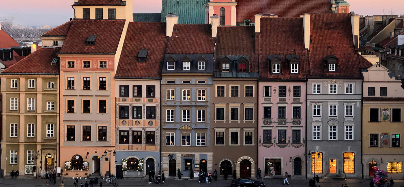 Image: Colorful Buildings in Warsaw, Poland. (Photo Credit: Abercrombie & Kent)