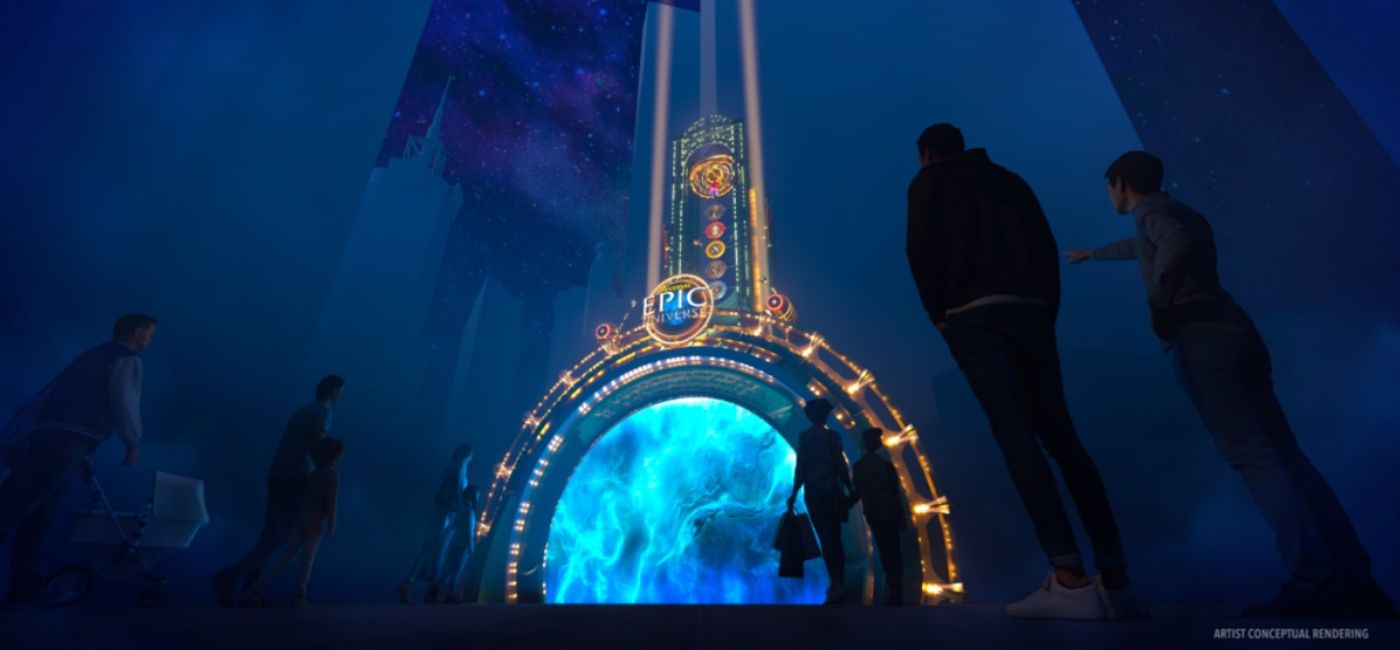 Image: Rendering of National Epic Universe Portal Tour. (Photo Credit: Universal Orlando Resort Media)