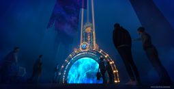 Rendering of National Epic Universe Portal Tour.