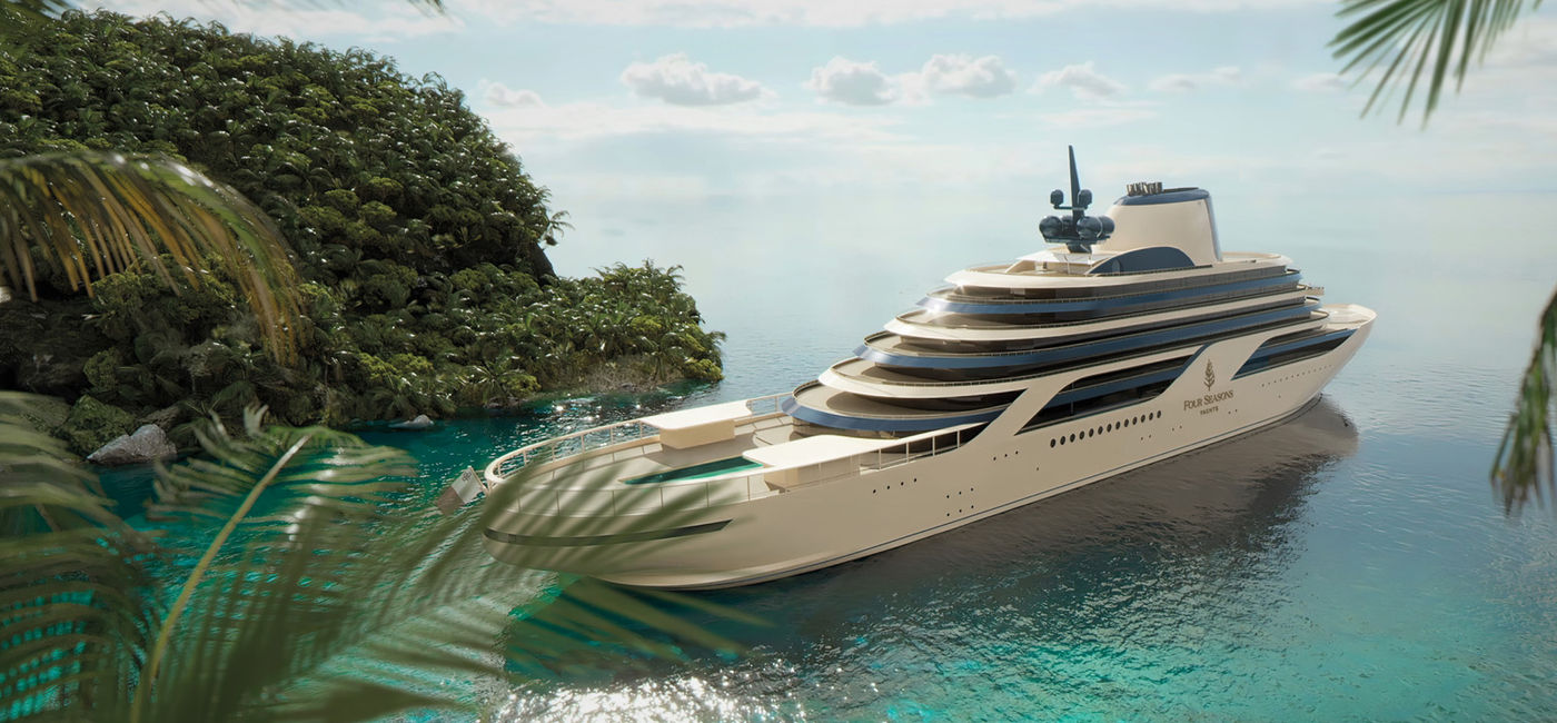 Image: A rendering of a Four Seasons Yachts vessel (Photo Credit: Four Seasons Yachts)