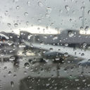 Rain from a plane storm