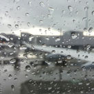 Rain from a plane storm