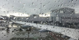 Rain from a plane storm