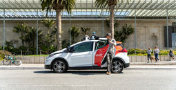 A Cruise autonomous vehicle.