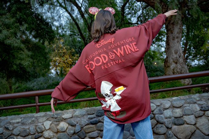 Disney California Adventure Food & Wine Festival merchandise. 