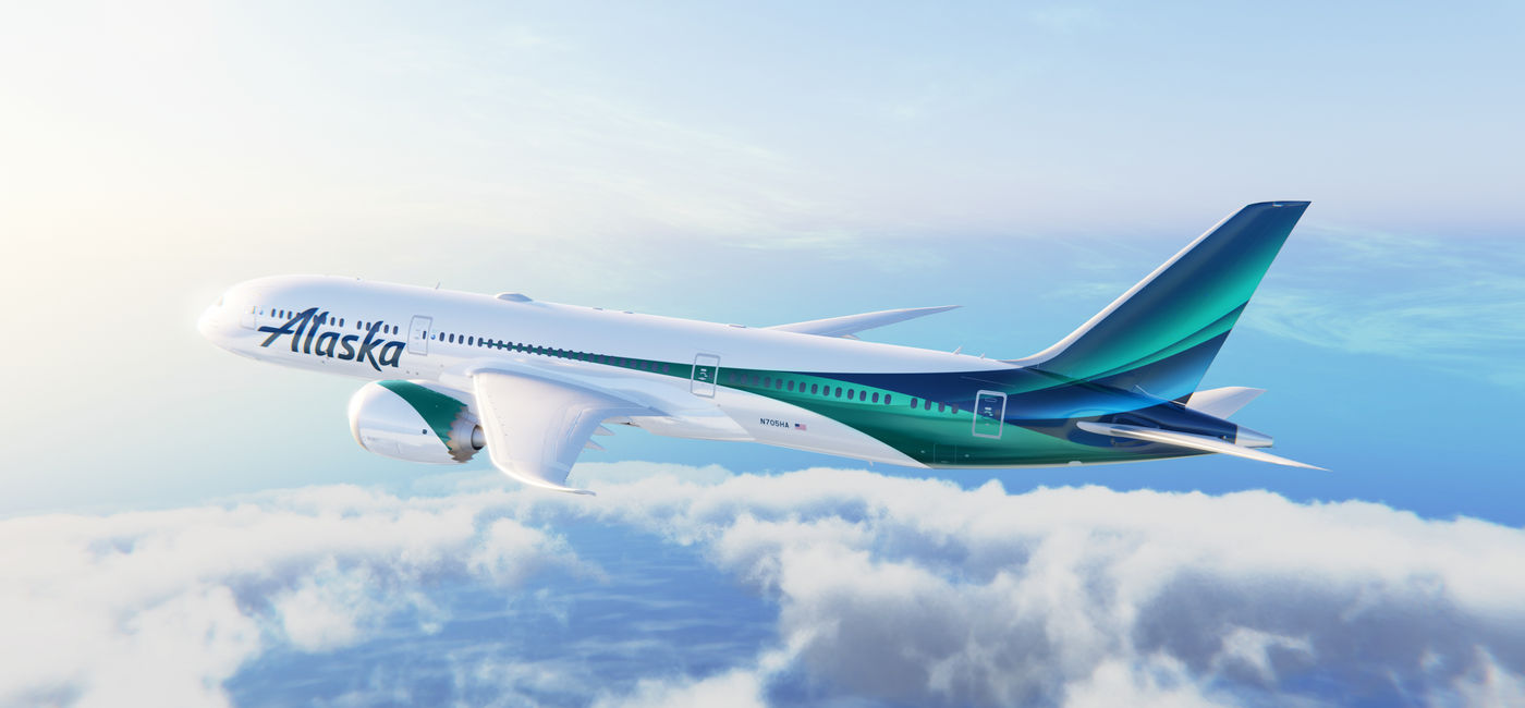 Image: Alaska Airlines new 787 livery (Source: Courtesy Alaska Airlines)