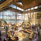 Branch & Brush lounge at Disney’s Lakeshore Lodge.