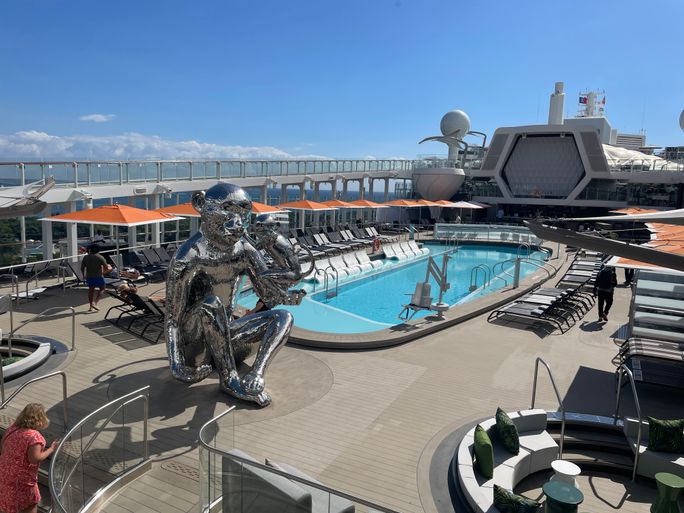 The Celebrity Pool Club on Celebrity Xcel