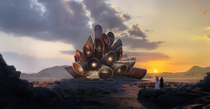 Saudi Arabia’s AlUla Unveils Otherworldly Renderings of Manara Astronomy Center Saudi Arabia’s AlUla Unveils Otherworldly Renderings of Manara Astronomy Center